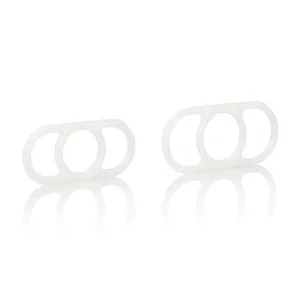 Silicone Erection Enhancers - Pack of 2 White