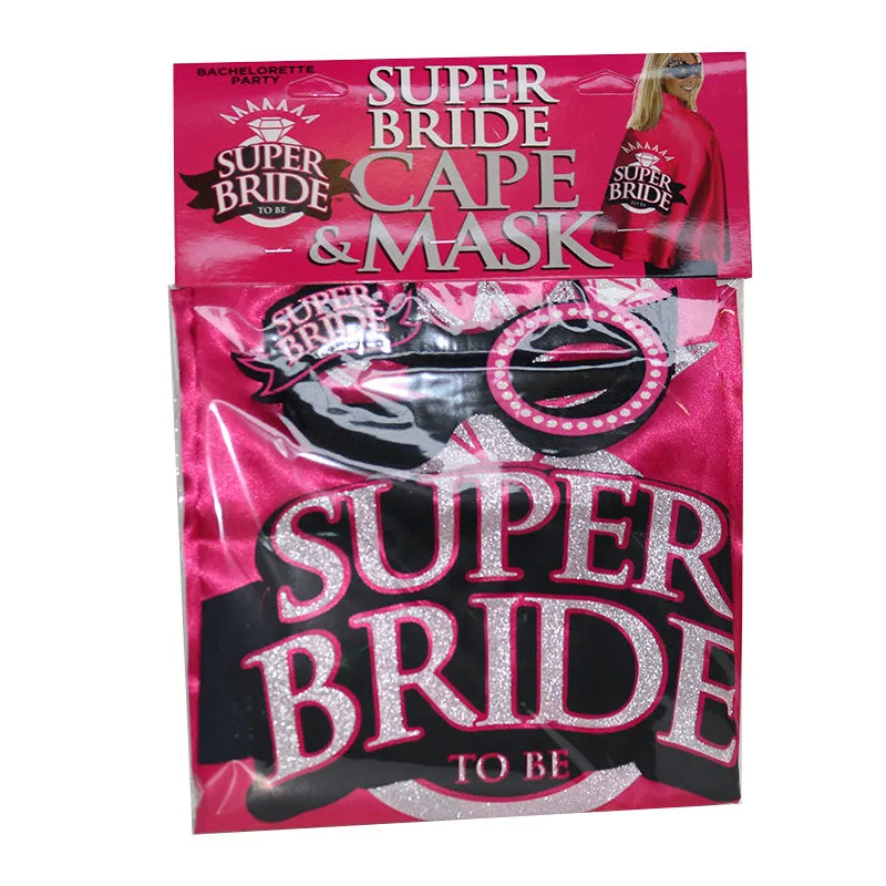 Super Bride. Cape And Mask Set