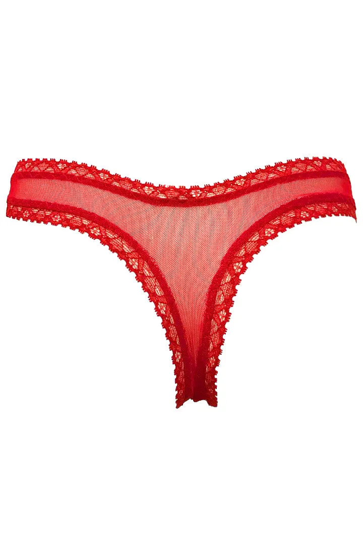 Tara A/C (Crotchless) Thong