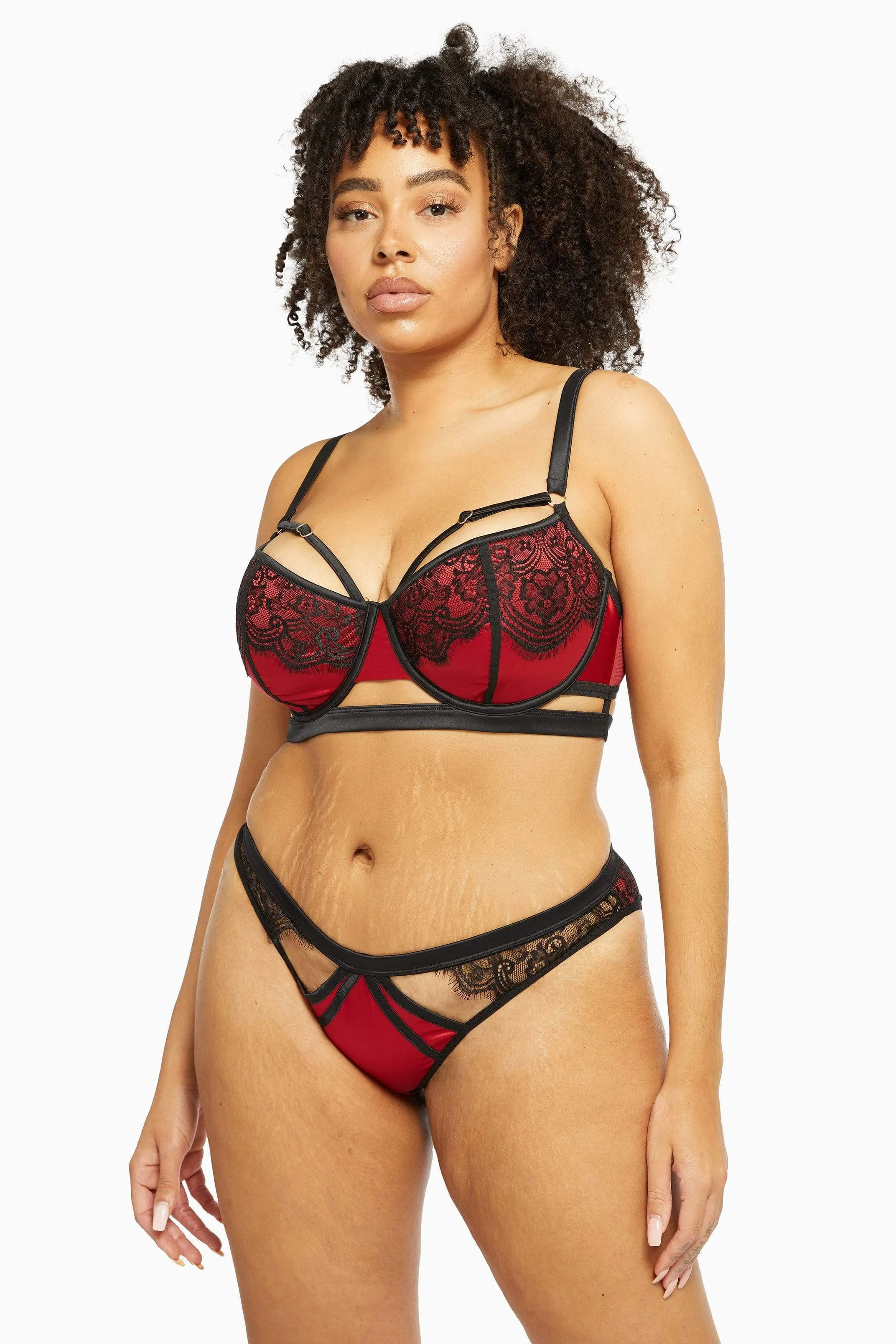 Tasmin Ruby Lace Bra