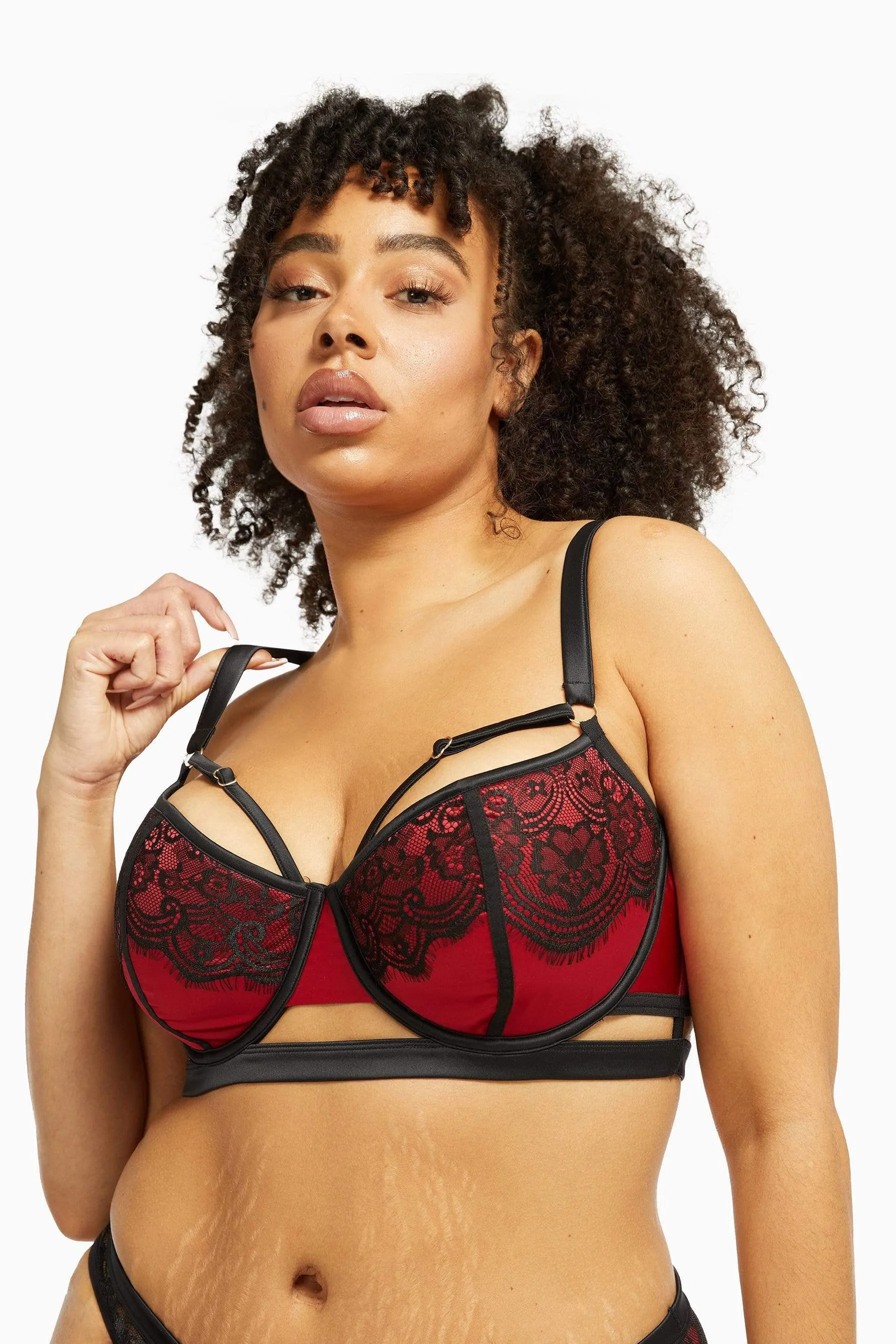 Tasmin Ruby Lace Bra
