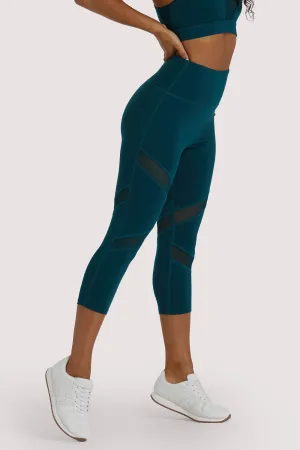 Teal Crop Legging