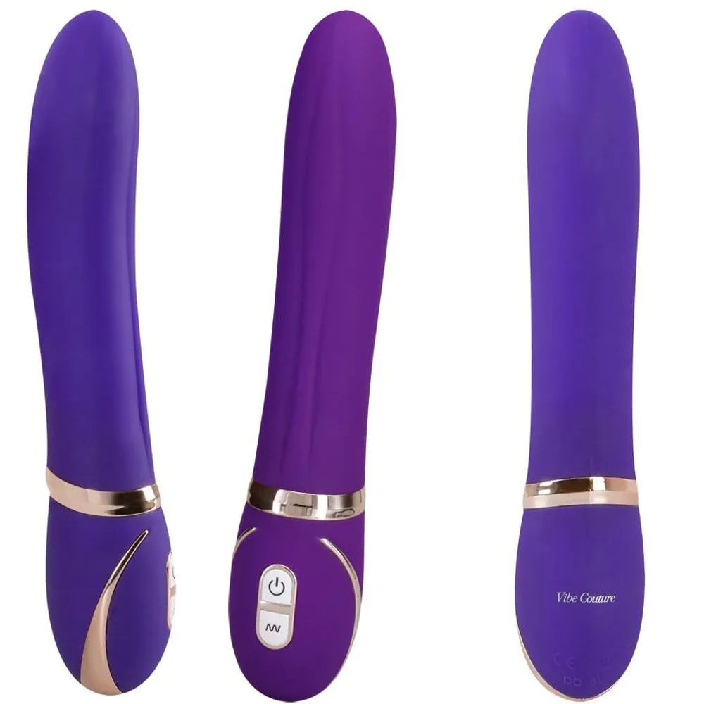 Vibe Couture Glam Up Purple G-Spot Vibrator USB Rechargeable Sex Toy