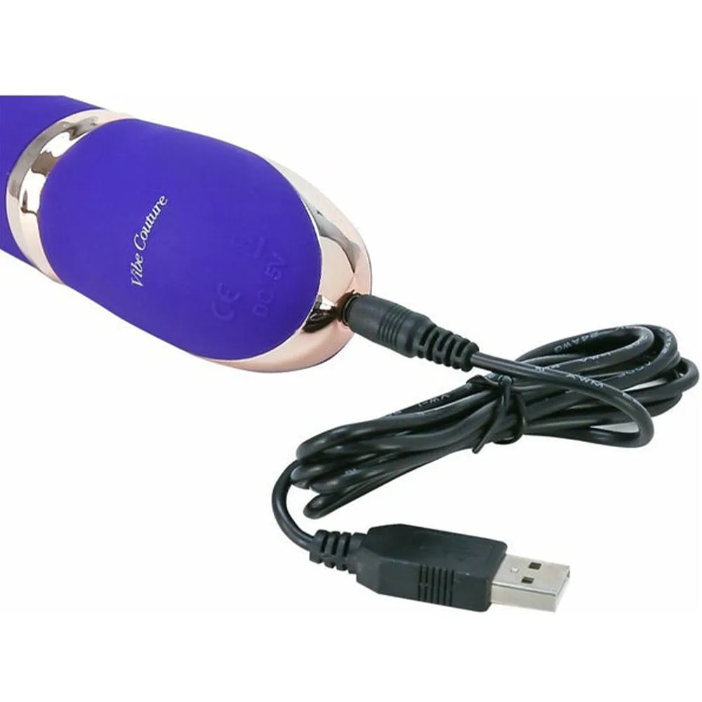Vibe Couture Glam Up Purple G-Spot Vibrator USB Rechargeable Sex Toy