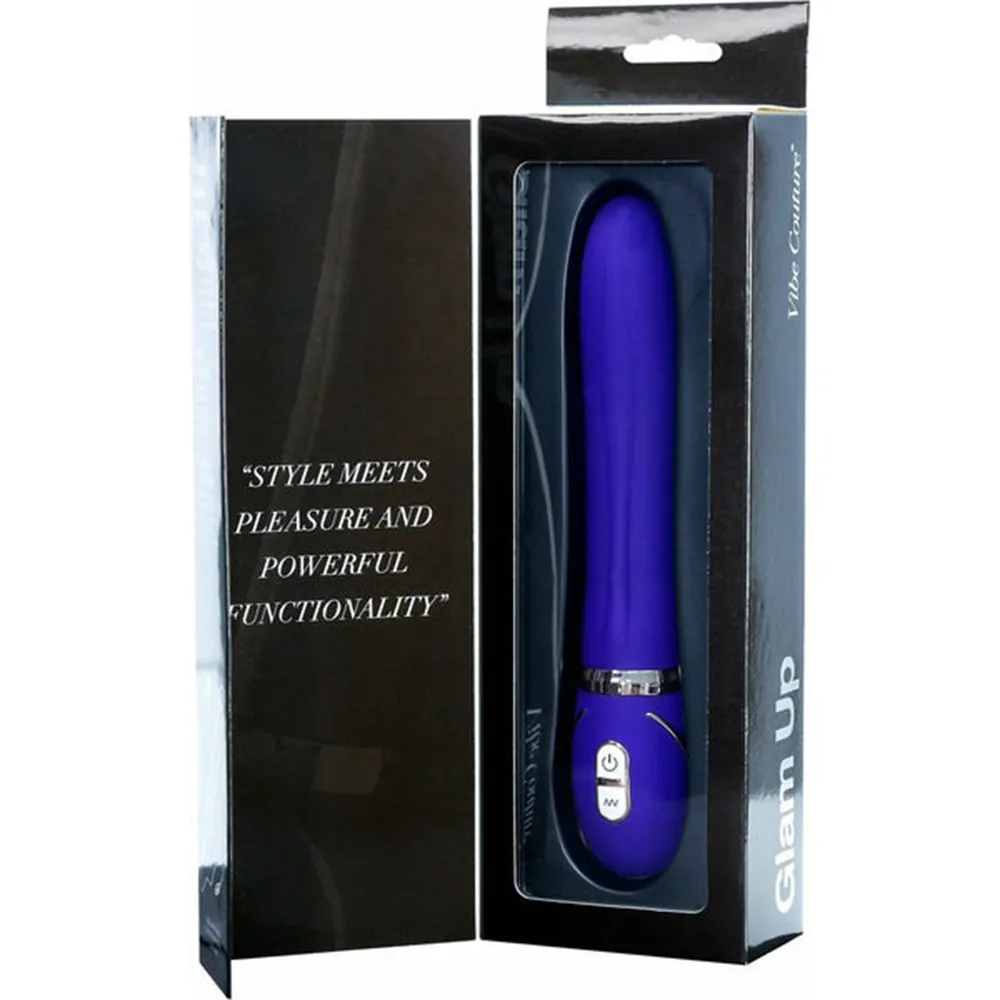 Vibe Couture Glam Up Purple G-Spot Vibrator USB Rechargeable Sex Toy