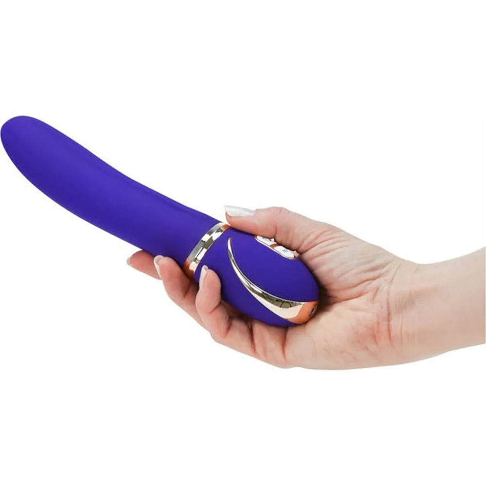 Vibe Couture Glam Up Purple G-Spot Vibrator USB Rechargeable Sex Toy