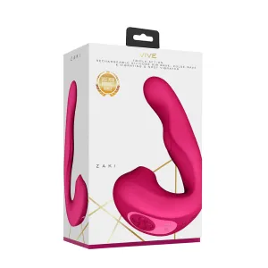 Vive Zaki Air Wave Pulse Wave & G-Spot Vibrator Pink