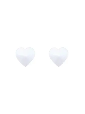 WHITE HEART METAL NIPPLE PASTIES