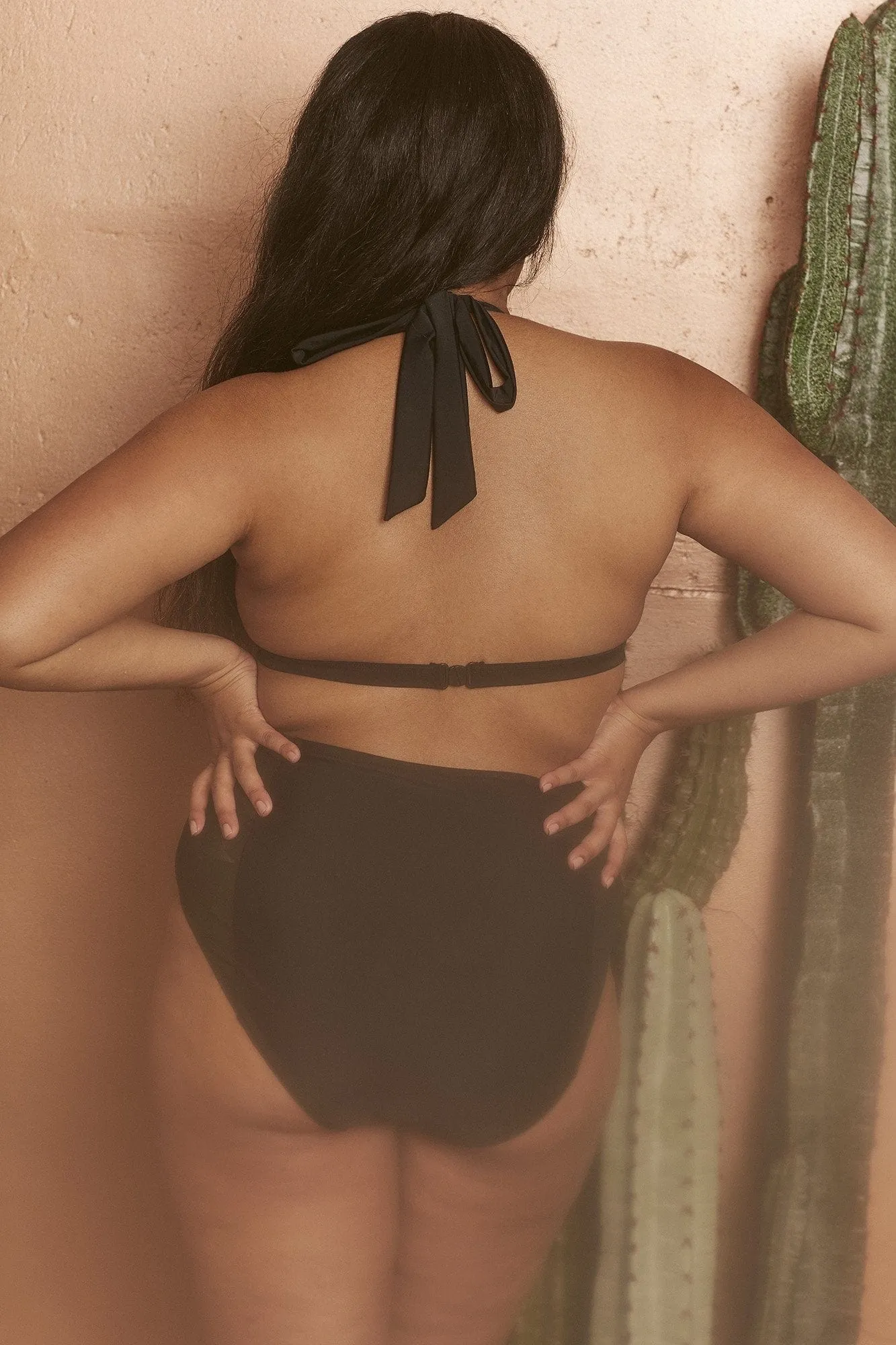 Wolf & Whistle Tayla Mesh Applique Bikini Top Curve