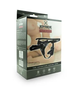 X JOYRIDE 6 & 5 DUAL DELIGHT STRAP-ON