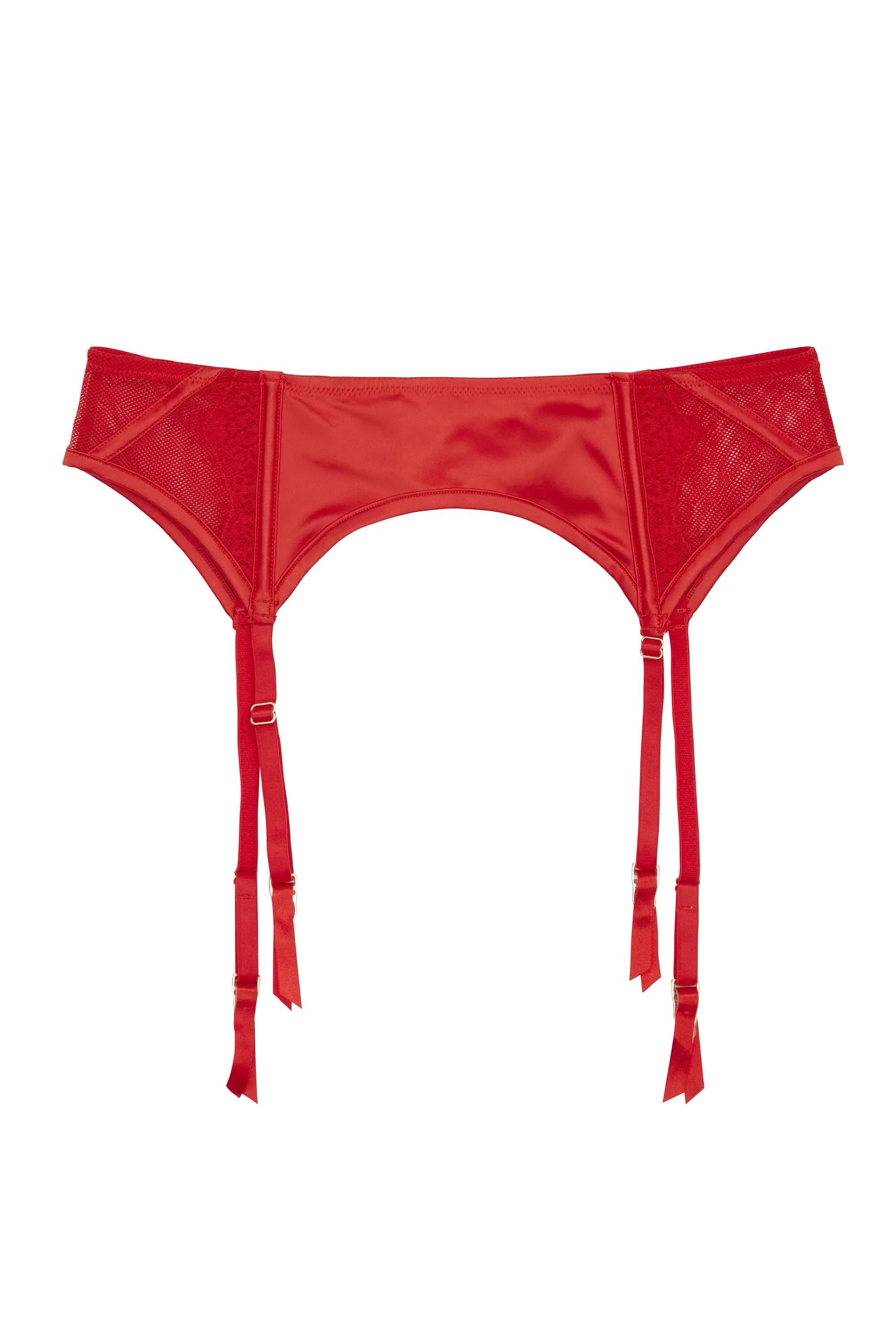 Zoya Fishnet & Lace Suspender
